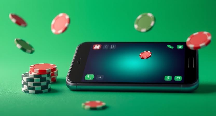 77E77 mobile casino app interface