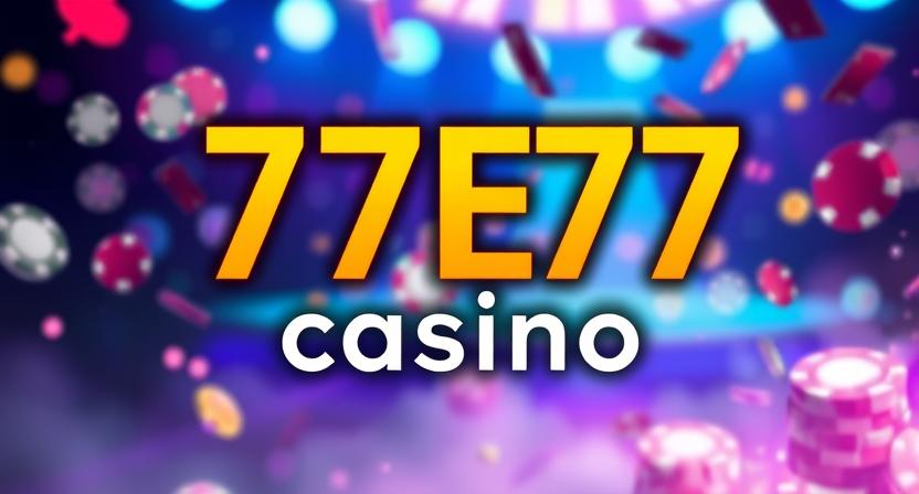 Variety of slot machines available on 77E77